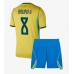 Brasil Bruno Guimaraes #8 Hjemmedraktsett Barn VM 2026 Kortermet (+ Korte bukser)